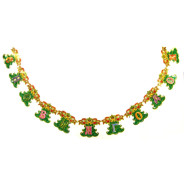 Розтяжка новорічна паперова №1887 h20см, длина 2.7м рос.