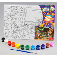 Картина по конт. на холсті 21*31см DankoToys РХ-04-08