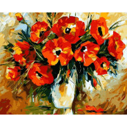 Картина по номер. на холсті 40*50см Бебилон Турбо VP060 Опадающий букет