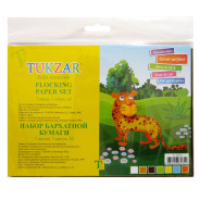 Папір кольоровий А5 7арк TUKZAR бархатний Tz-10104