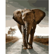 Картина по номер. на холсті 40*50см Mariposa Q1975 Королевский слон
