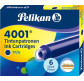 Балончики чорнильні PELIKAN 6шт TP-6 4001