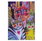Блокнот 125*165мм 80арк з магн клап YES City Cats 150867