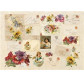 Декупажна карта 50*70см 98709 Спогади-листи, конверти, квіти