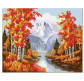 Картина  по номер. на холсті 40*50см Идейка MG013 Осінь у предгорії