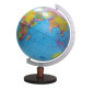 Глобус настільний 32см ИПТ на дерев ножке, лакирований, Політичний (укр. мова)