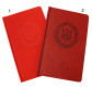 Блокнот А6 IKRA 80 арк Тризуб, біл. блок B01Тр.тв. Червоний