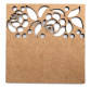 Набір підставок для чашок 2шт квадратні (МДФ 5мм) ROSA Квітковий орнамент 10*10см GPТ50073051