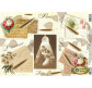 Декупажна карта 29,5*42см Е-065 Vintage Design Листи з Парижу