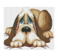 Набір для вишивання Идейка 41*36см K263 Сумний песик