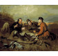 Картина по номер. на холсті 40*50см Бебилон Турбо VP413 Мисливці на привалі худ. Перов Василій