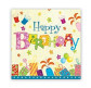 Салфетка для декупажа ! Поштучно 1/20 ! 33*33см №11601 Happy Birthday