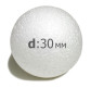 Заготовка для декорування пенопласт Шар d30мм Дрим