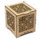 Заготовка для декорування Zabava (ДВП) Шкатулка Кубічна гармонія 15,3*13*14,5см BOX01-12