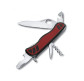 Victorinox NOMAD  111мм 9предм червоно-черн.нейлон одноруч. + волн. + lock + штоп. Vx08351.MWC