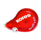 Ролер-коректор KORES Scooter  4,2мм*8м червоний K84823
