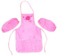 Фартук для художника Cool For School з рукавами (5-6лет)  рожевий CF61490-09