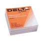 Папір для нотаток 90*90 Mix 500арк Delta D8014
