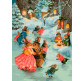 Картина по номер. на холсті 30*40см Бебилон Турбо VK141 Різдвяна прогулянка