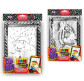 Розмальовка DankoToys DT 3DA-01-05 Антістрес 3D Art 2в1