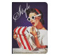 Блокнот 125*165мм 80арк з магн клап YES Vintage Vogue 150887
