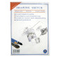 Альбом скетчбук В4(25*35см) 15арк Лидер 180г/м спіраль НА-95