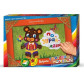 Розмальовка по номерам глітером DankoToys DT БМ-01-04 20*30см Ведмежа