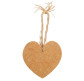 Заготовка для декорування Rosa Talent (МДФ) Панно "Серце" з підвісом 8,5х7см 2шт 4801014