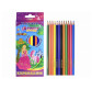 Олівці кольорові гнучкі 12кол. Мультяшки 7564