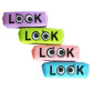 Косметичка-пенал LOOK силіконовий Глазки 19,5*6*4,2см 8031/ZW-55
