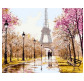 Картина по номер. на холсті 40*50см Бебилон Турбо VP768 Ранняя весна Париж