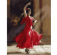 Картина по номер. на холсті 40*50см Бебилон Турбо VP793 Огненный фламенко