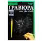 Набір для творчості DankoToys DT ГР-А5-02-11С Гравюра Мишеня с квітами