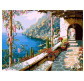 Картина по номер. на холсті 40*50см Бебилон Турбо VP014 Вилла на Капри