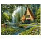 Картина по номер. на холсті 40*50см Бебилон Турбо VP918 Дом на опушке леса