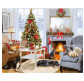 Картина по номер. на холсті 40*50см Бебилон Турбо VP998 Рождественское утро у камина