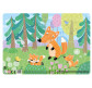 Гра dodo пазли 21ел R300184 Лисенята з рамкою 21*30см