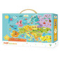 Гра dodo пазли 100ел 300129 Мапа Європи (укр) 46*64см