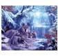Картина по номер. на холсті 40*50см Бебилон Турбо VP1101 Волчья зима