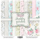 Набір паперу для скрапбукінгу Фабрика Декору FDSP-02049 Shabby garden 20*20см 10арк + бонус 200г/м2