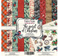 Набір паперу для скрапбукінгу Фабрика Декору FDSP-02060 The spirit of Christmas 20*20см 10арк + бонус 200г/м2