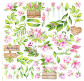 Набір карток - картинок для декору Фабрика Декору 02045 Spring blossom
