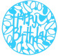 Трафарет багаторазов Фабрика Декору 14*14см FDTR 050 Happy Birthday