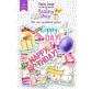 Висічка з папіру Фабрика Декору 250г/м Birthday party 54шт FDCDS-04015