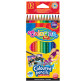 Олівці акварельні 12кол. Colorino шестигранні + пензлик 33039