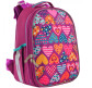 Ранець каркасний 1Вересня Yes 556207 Heart puzzle H-25 35*27*16см