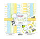 Набір паперу для скрапбукінгу Фабрика Декору FDSP-02069 My little panda boy 20*20см 10арк + бонус 200г/м2