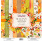 Набір паперу для скрапбукінгу Фабрика Декору FDSP-02074 Botany autumn redesign 20*20см 10арк + бонус 200г/м2