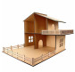 Заготовка МДФ Ляльковий будиночок Техас з терасою 46*52*60см ROSA Talent 2873021