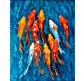 Картина по номер. на холсті 40*50см Бебилон Турбо VP1192 Карпы кои